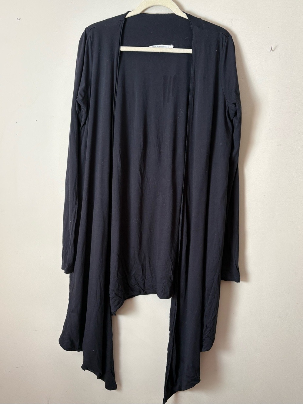 Yummie by Heather Thomson Black Knit Open Cardigan M
